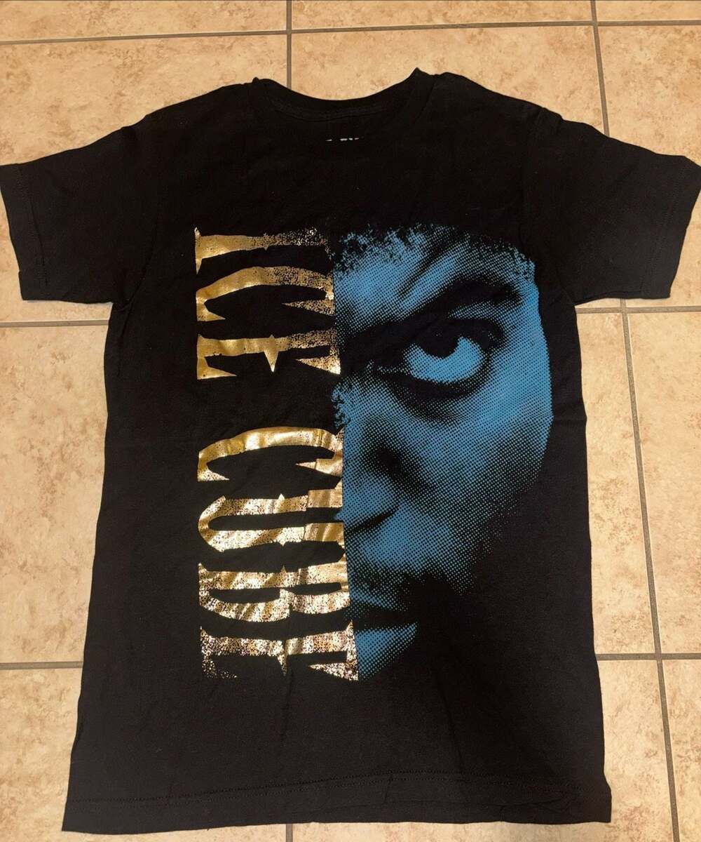 Ice Cube Half Face Foil Graphic T-Shirt